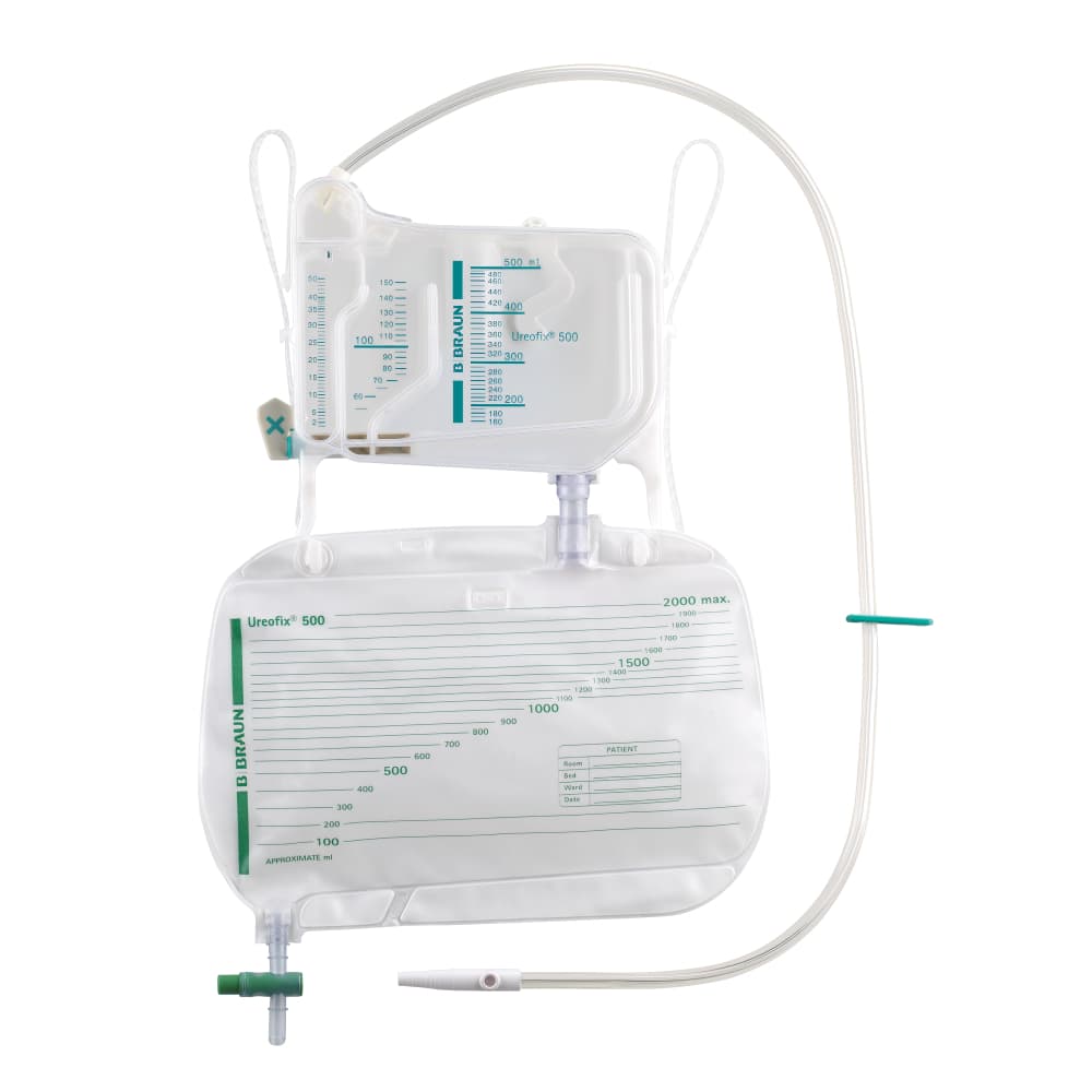 Ureofix®500 Classic with bottom outlet b-Complete Urine Measurement System