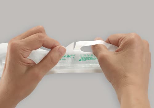 Actreen® Hi-Lite Cath (Woman)-Actreen® Hi-Lite Cath (Woman): Opening system - With background