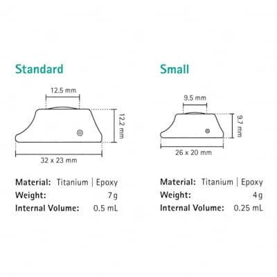 Celsite® Discreet available sizes-Product Picture Enlargement CW