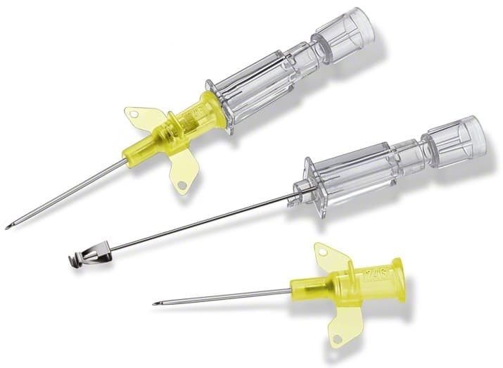Introcan Safety® W, 24G 0.7x14mm gul-Introcan Safety® W, 24G 0.7x14mm gul
