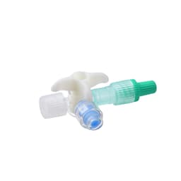 Discofix® C with Safeflow-white, with Safeflow valve, resistant to the effects of pharmaceuticals