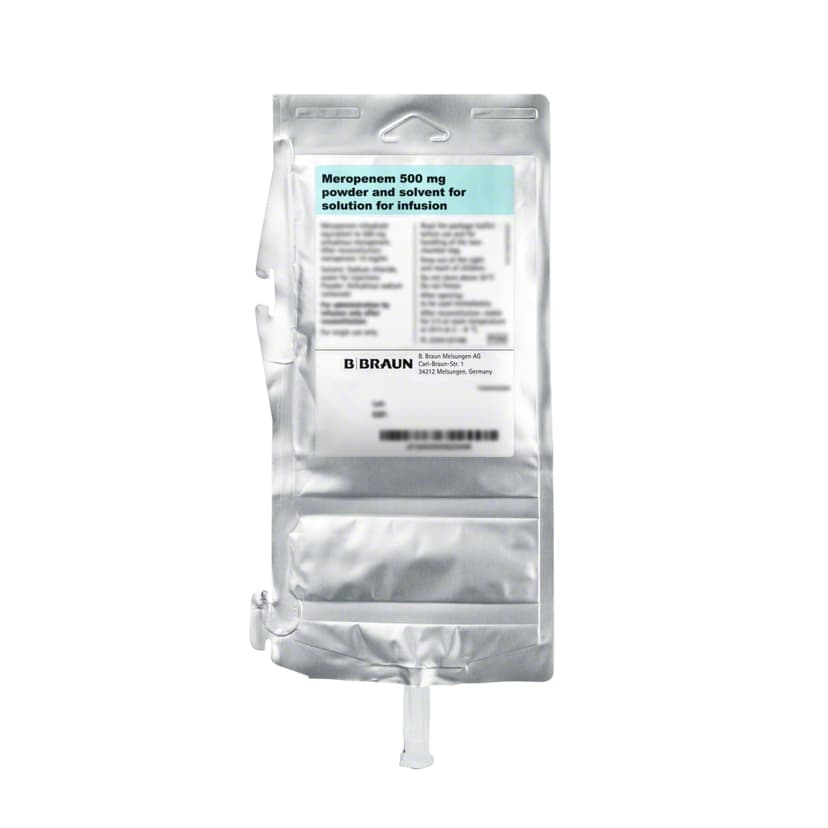 Meropenem 500 mg-powder and solvent for solution for infusion in DUPLEX® two-chamber bag