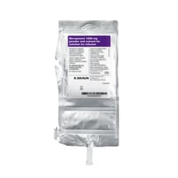 Meropenem 1000 mg-powder and solvent for solution for infusion in DUPLEX® two-chamber bag