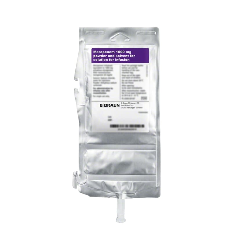 Meropenem 1000 mg-powder and solvent for solution for infusion in DUPLEX® two-chamber bag