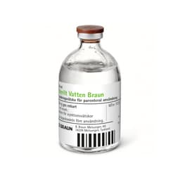 Sterilt vatten B. Braun Glasflaska 50 ml-Produktbild