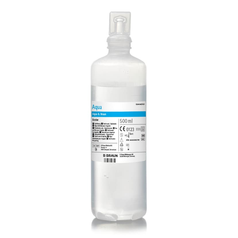 Sterilt vatten B. Braun EL 500ml-Produktbild