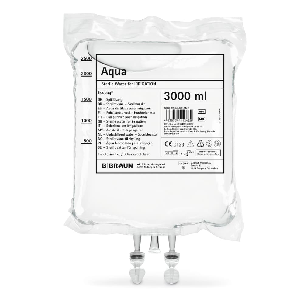 Sterilt vatten B. Braun EBC 3000 ml-Produktbild
