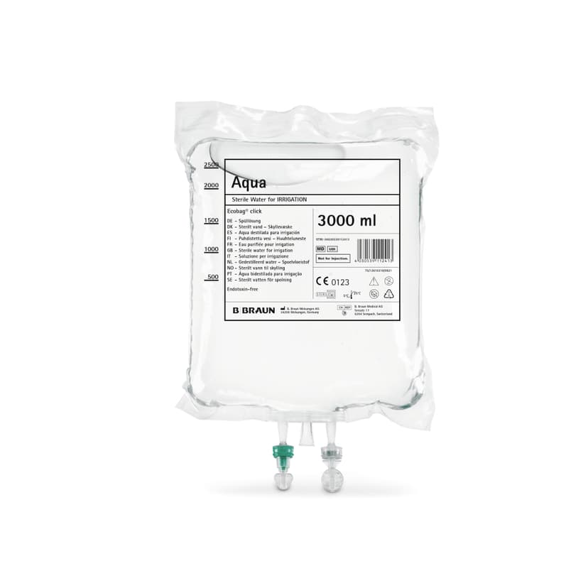 Sterilt vatten B. Braun EBC 3000ml-Produktbild