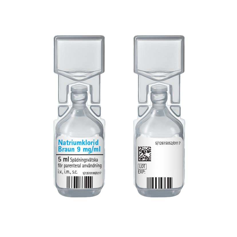 NaCl 9% 5ml (fram- & baksida)-Produktbild