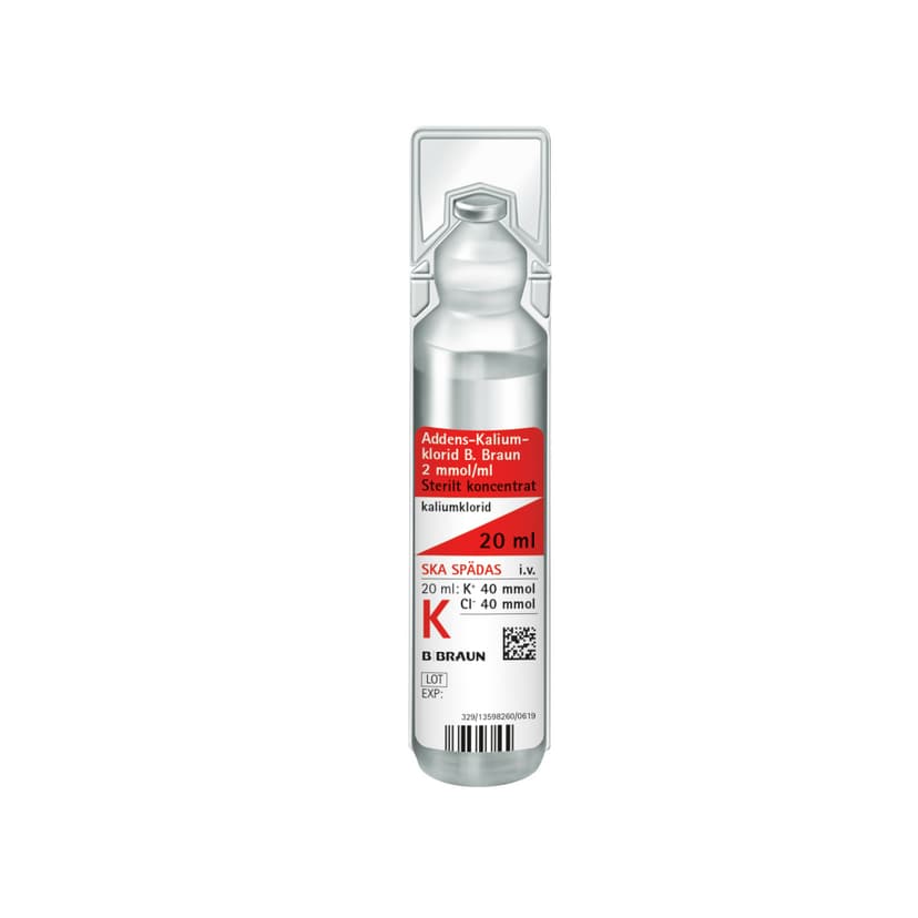 Addens-Kaliumklorid B. Braun 2 mmol 20ml-Produktbild