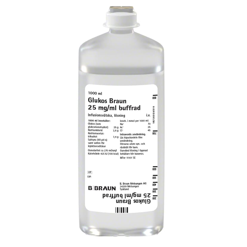 Glukos Braun buffrad EP 1000 ml-Produktbild