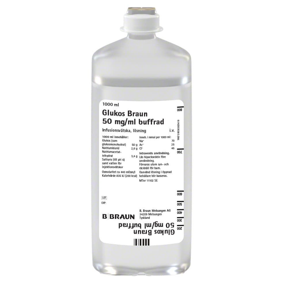 Glukos Braun buffrad EP 1000 ml-Produktbild