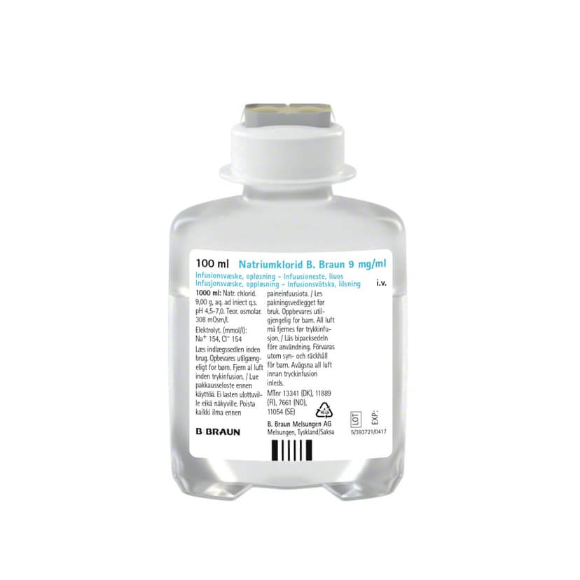 Natriumklorid B. Braun 9 mg/ml 100ml-Produktbild