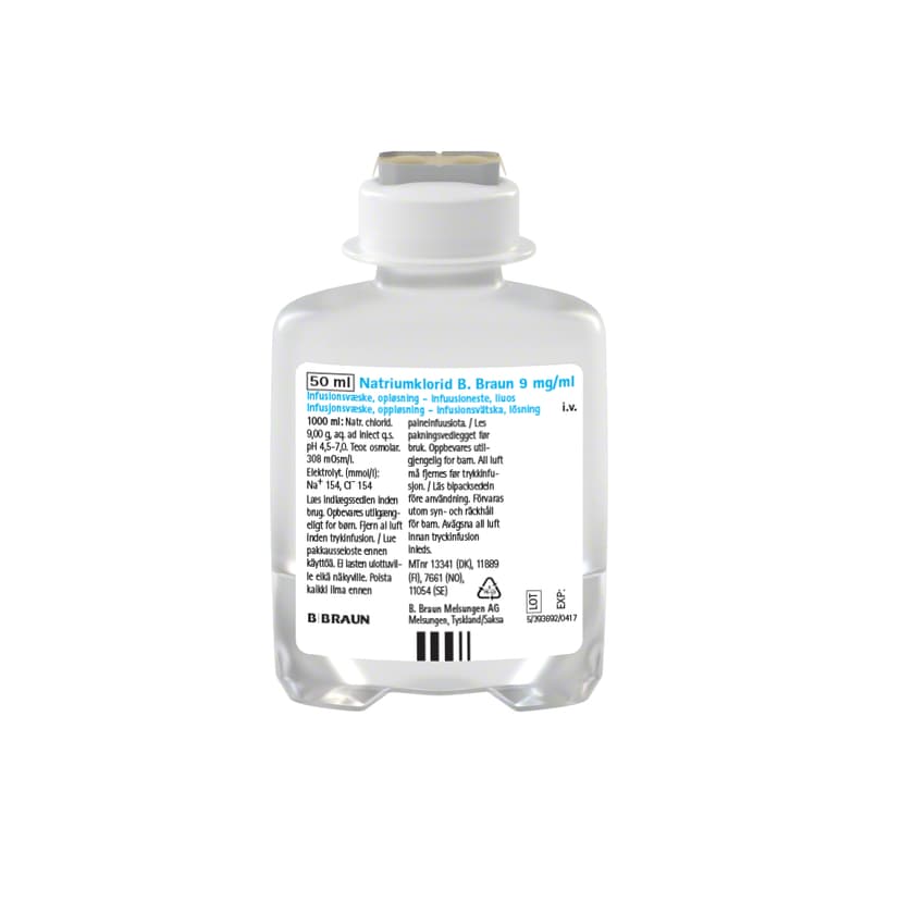 Natriumklorid B. Braun 9 mg/ml 50ml-Produktbild