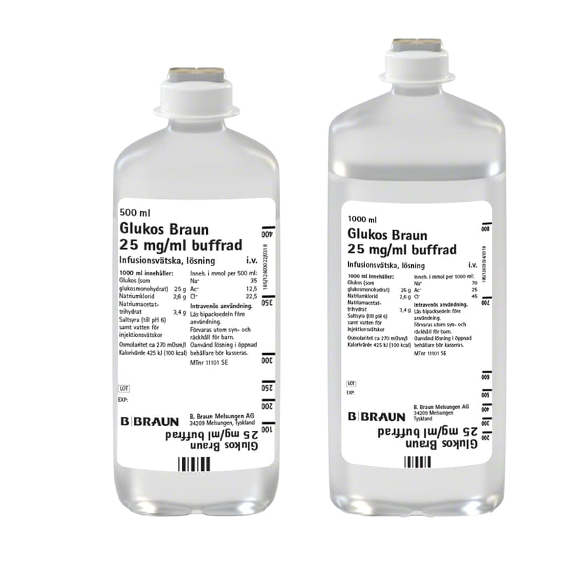 Glukos Braun buffrad EP 25 mg/ml-Produktbild