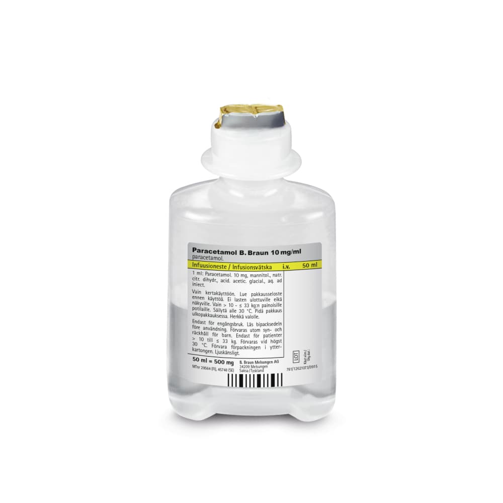 Paracetamol B. Braun 10mg/ml-Produktbild