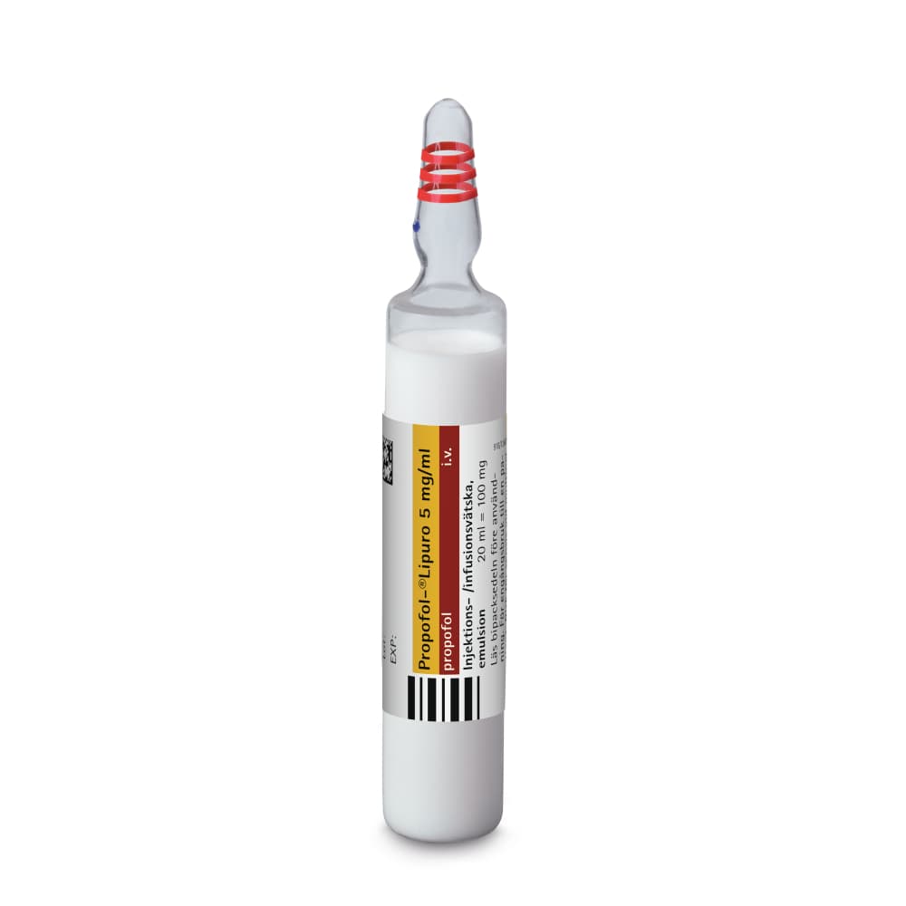 Propofol-®Lipuro 5 mg/ml-Produktbild