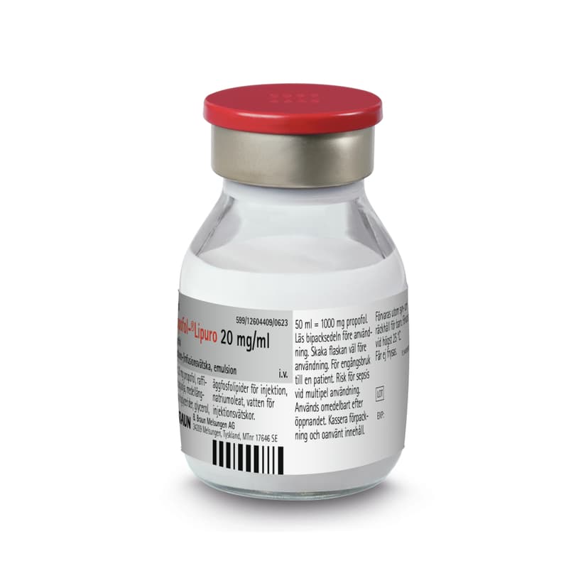 Propofol-®Lipuro 20 mg/ml-Produktbild