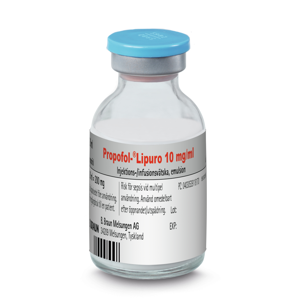 Propofol-®Lipuro 10 mg/ml-Produktbild