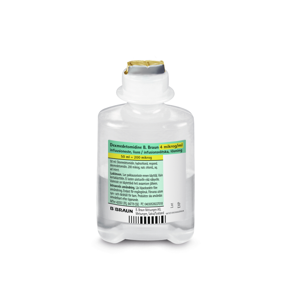 DEXMEDETOMIDINE B: BRAUN 4 MCG/ML EP 50-Produktbild