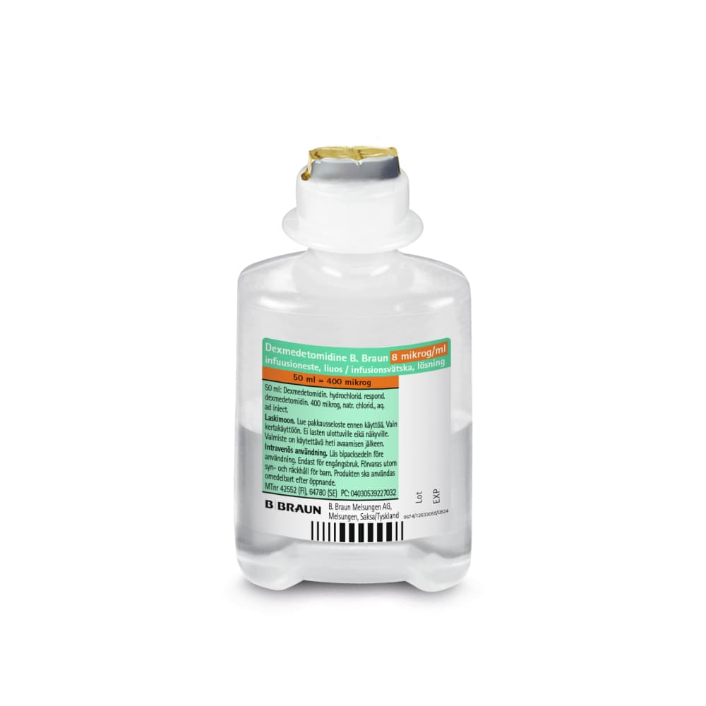 DEXMEDETOMIDINE B. BRAUN 8 MCG/ML EP 50-Produktbild
