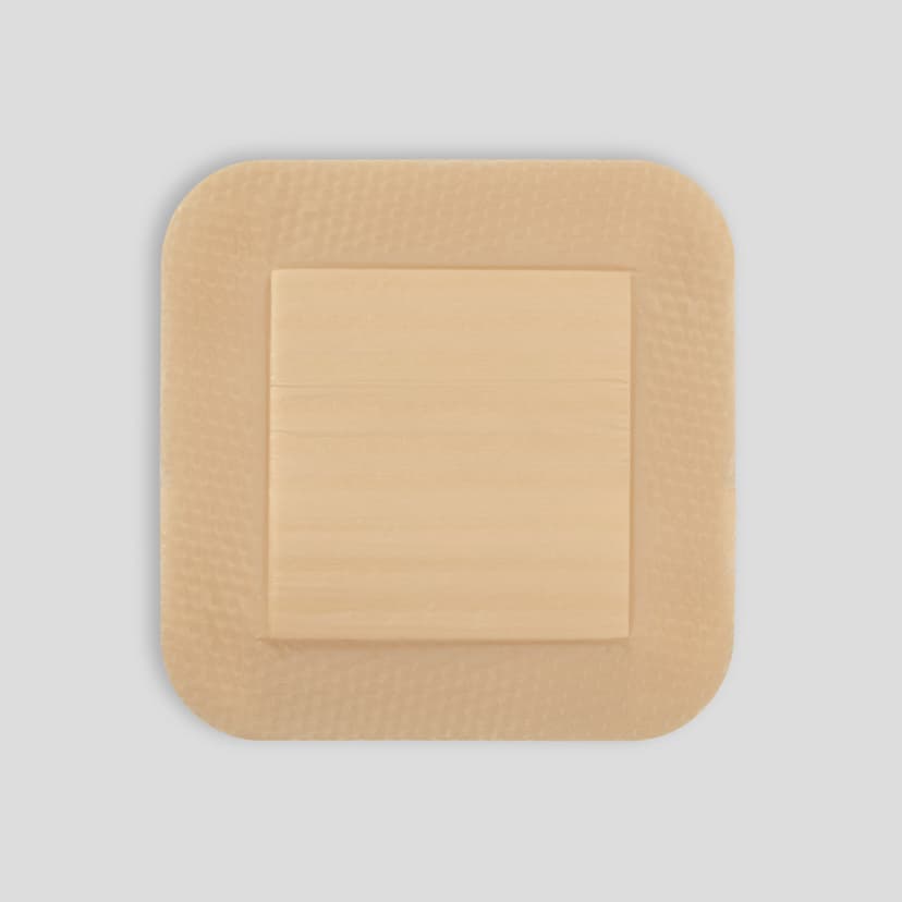 Askina® DresSil Border Lite-Upgrade Askina, silicone wound dressing, grey background